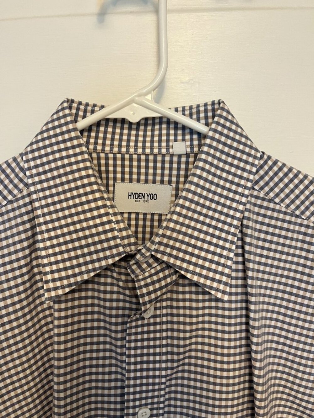 Hyden Yoo slim cut dress shirt size L